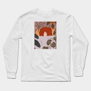 Cozy plant lady Long Sleeve T-Shirt